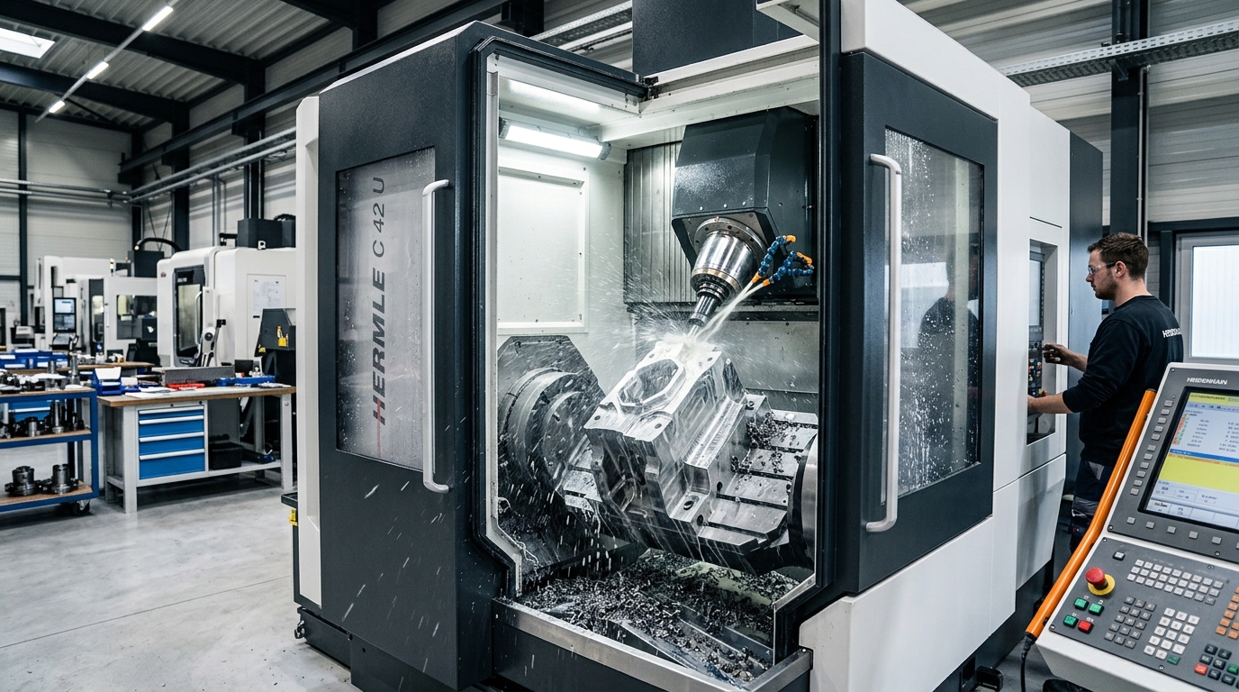 Mecanizado CNC de precisión 5 ejes
